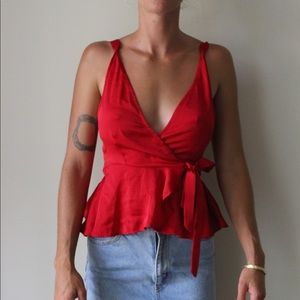 Free People Silk Top NWT